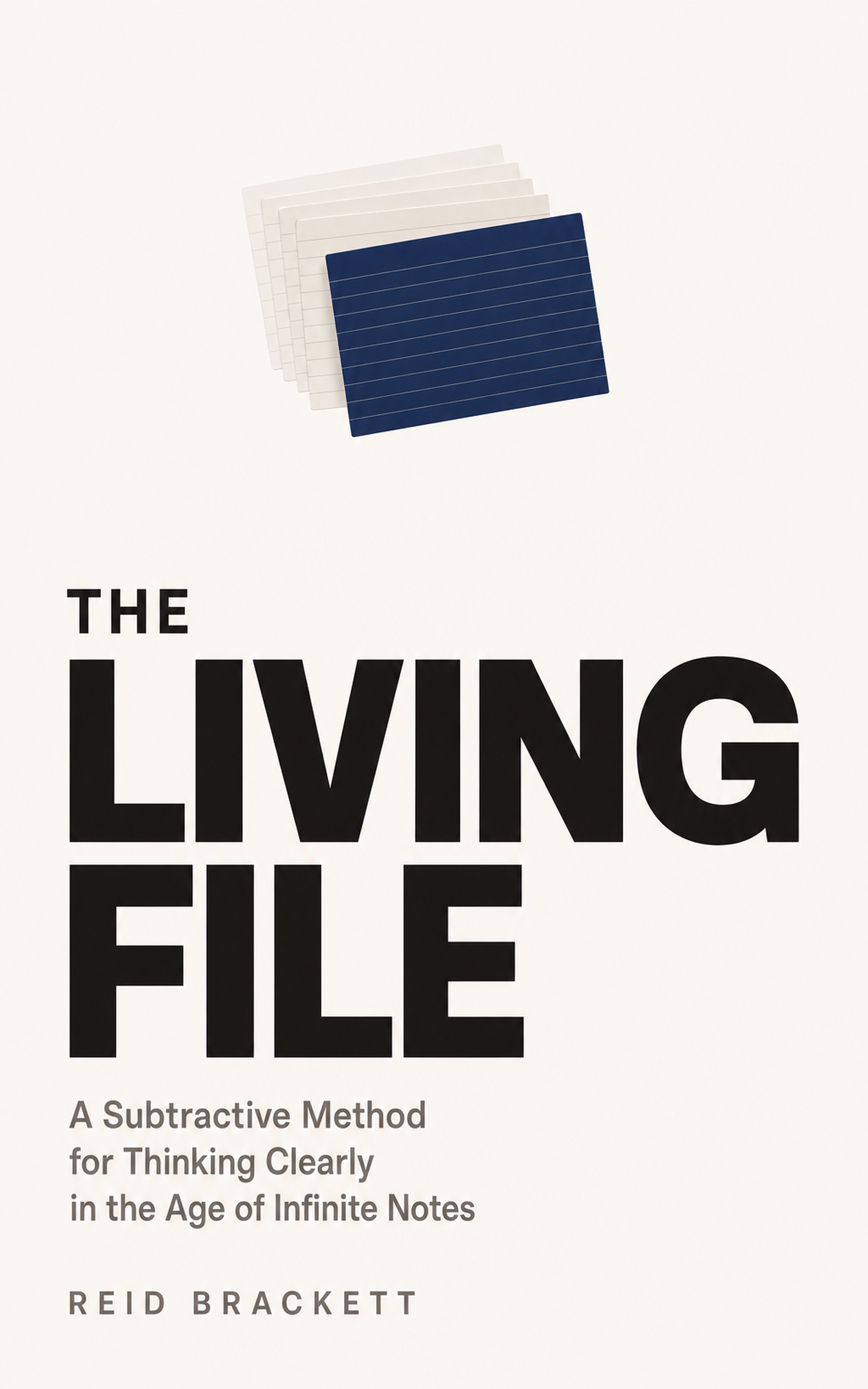 The Living File — book cover